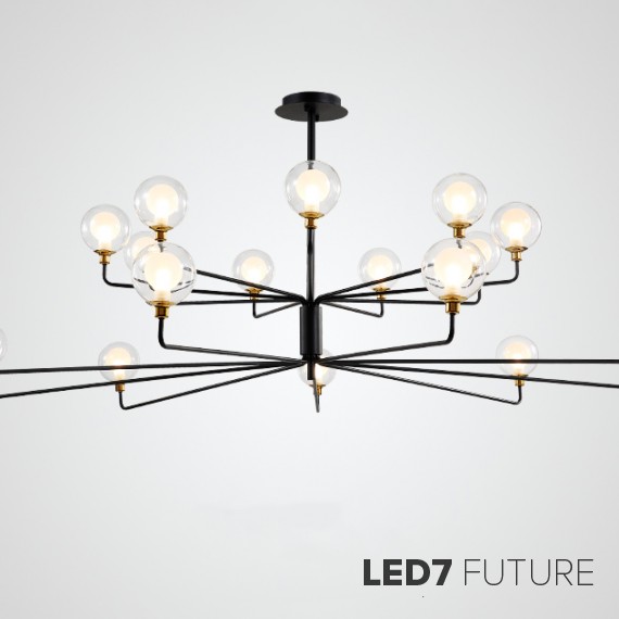 Loft Industry Modern - Bubbles Mody Chandelier